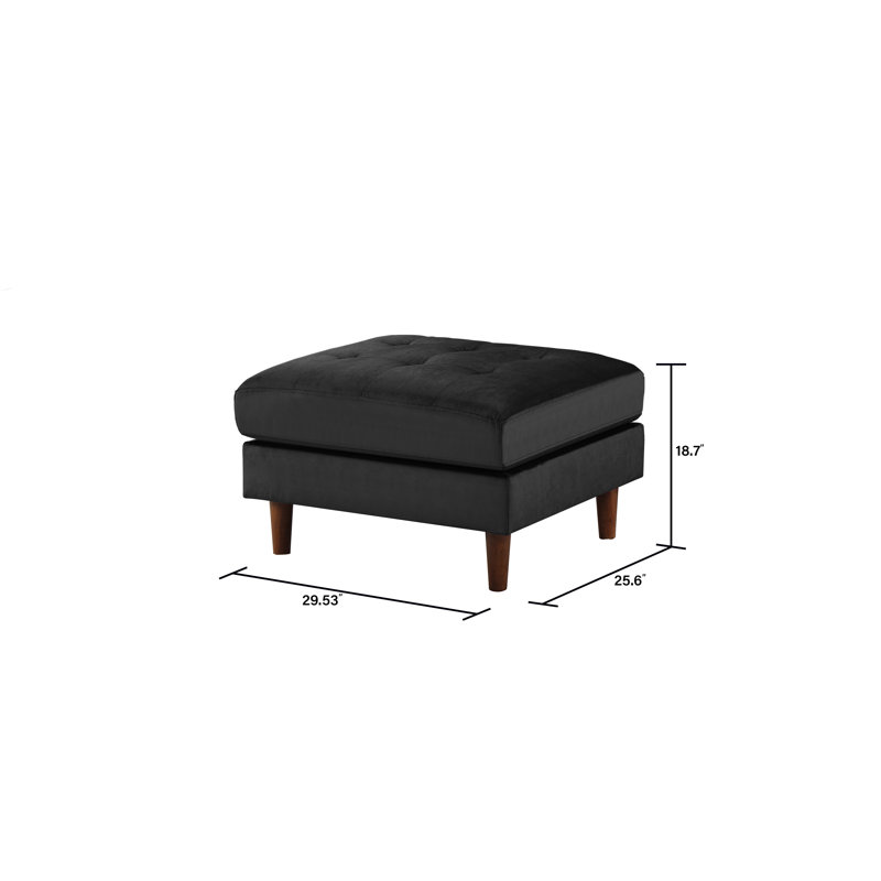 Willa Arlo Interiors Dunaway Reversible Sofa & Chaise with Ottoman